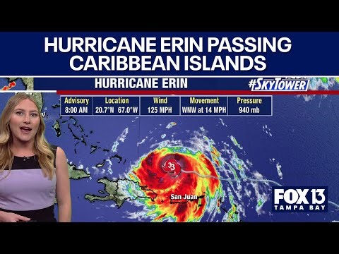 Tracking Hurricane Erin as it develops