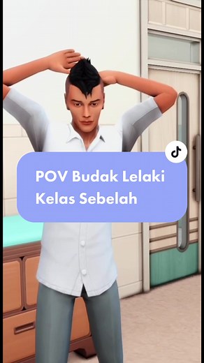 Budak Hensem Kelas Sebelah dalam The Sims 4