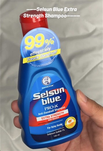 Selsun Blue Extra Strength Shampoo for Dandruff Relief