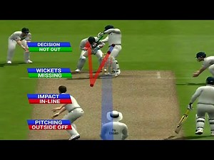 DRS Ball Tracking in EA Sports Cricket 07 (Created using After Effects)