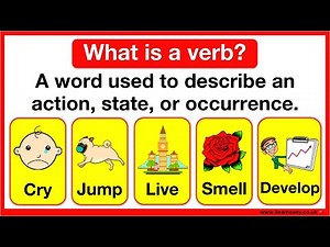 VERBS 🤔 | What is a verb? | Learn with examples | Parts of speech