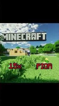 What if Minecraft became 15x faster? 😳