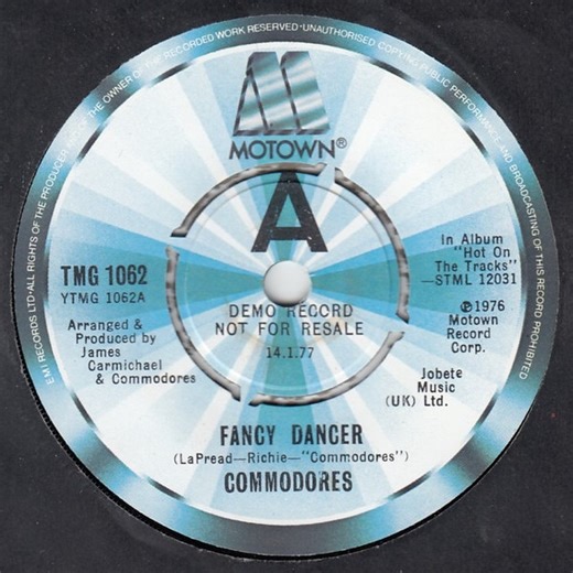 Commodores - Fancy Dancer