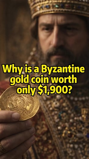 Why is a Byzantine gold coin worth only $1900? #collection #pawnstars #antique #collector #collecting
