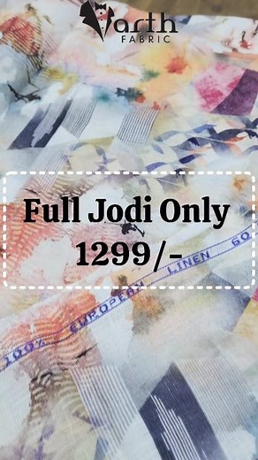 39K views · 364 reactions | New Stock Available 100% Linen fabric ...