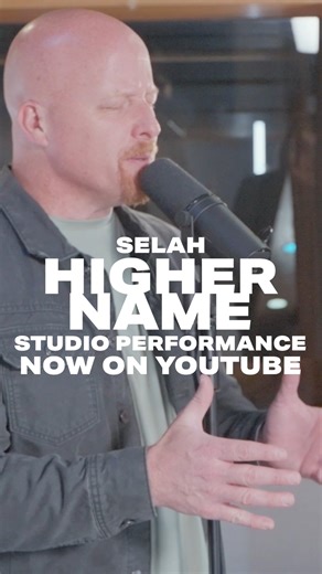 Go watch our full studio session of #HigherName now LIVE on our YouTube channel! 🔥 https://youtu.be/q9ymzL3QY4s | Selah