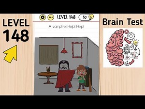 Brain Test Level 148 A Vampire! Help! Help!