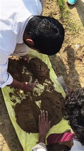 Soil Sampling #agriculture #masti #vlog #students #college #mu