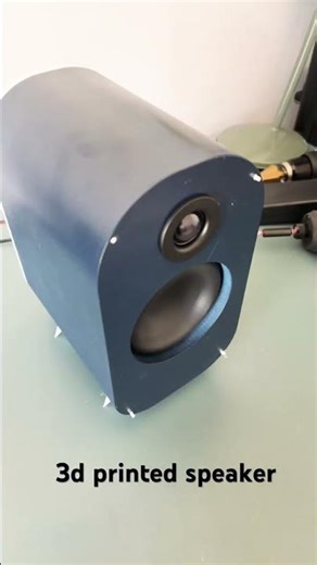 Custom 3d printed ported speaker enclosure test. #electronicmusic #bass #speaker #3dprinting