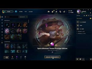 League Of legends | Unlocking Spirit Blossom Teemo Prestige Edition | Spirit Blossom Event 2020