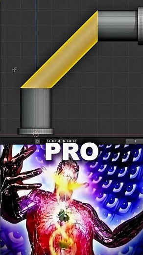 Blender NOOB vs PRO How to Connect Edge Loops | Blender Tutorial