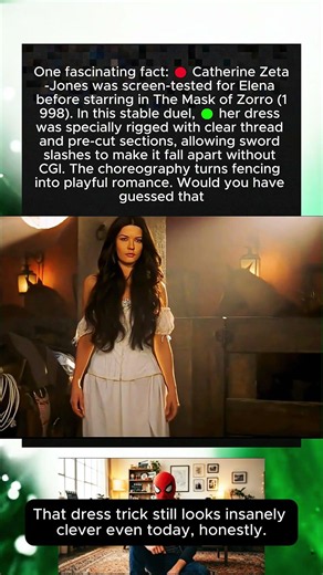 The Mask of Zorro — Elena’s Unforgettable Stable Sword Fight