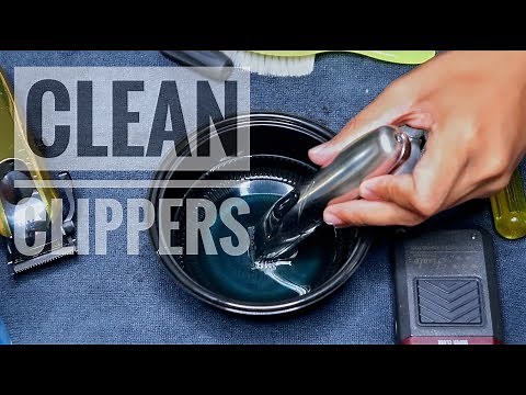 HOW TO DEEP CLEAN, SANITIZE, AND OIL BARBER CLIPPERS