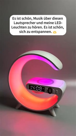 🌙 Das perfekte Weihnachtsgeschenk für deine Liebsten! 🎄 Dieses Bluetooth-Nachtlicht sorgt für Stimmung, spielt deine Lieblingslieder und lädt sogar dein Handy auf – alles in einem magischen Licht. ✨ Glaub mir, jeder wird es lieben! 💖 https://t.site/43y5Cbe | Reisen-weisen.shop
