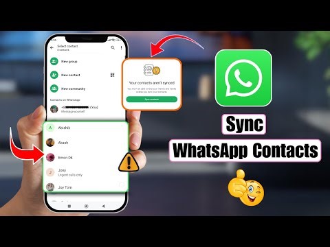How To Sync WhatsApp Contacts On Android | Fix WhatsApp Contacts Not Showing