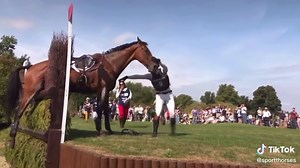 The Moment He Realised He Ran - XC Jumping Fail at Burghley Horse Trials