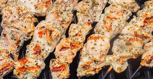 Greek Chicken Skewers (with Tzatziki)
