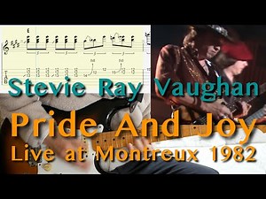 Stevie Ray Vaughan - Pride And Joy (Live 1982) best solo ever cover and TABs