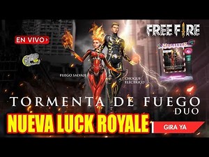 🔴 Nuevo Luck Royale de Diamante - Free Fire - Duo Tormenta de Fuego!!!