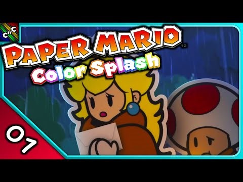 JOURNEY TO PORT PRISMA! | Paper Mario Color Splash LETS PLAY Episode 1 | Couch Plays