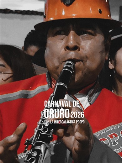 ​✨ EL PEREGRINAJE HECHO MELODÍA ✨ ​Bajo el sol de Oruro y con el alma entregada, avanzamos en este Carnaval de Oruro 2026. 🙏 Cada nota que brota de nuestros bronces es un suspiro de fe dedicado a nuestra Virgencita del Socavón. ⛪️🇧🇴 ​Falta muy poco para alcanzar su altar. @Banda Intergalactica Poopo custodia una tradición centenaria que nace en las entrañas de nuestra tierra y se eleva hasta el cielo orureño. 🎺🌌 ​¡Acompáñanos en este último tramo de devoción y cultura! 🥁🔥 ​✅ ÚNETE A NUEST