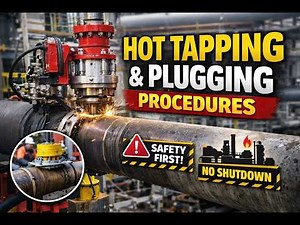 Hot tapping and plugging procedures