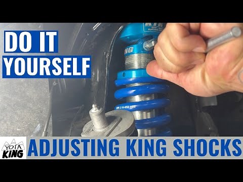 ADJUSTING King Shocks on 3rd Gen Toyota Tacoma TRD Off-Road