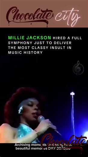 Millie Jackson Phuck U Symphony 1979 live at The Roxy