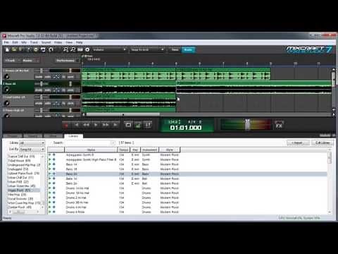 Mixcraft 7 Loops & Library: Composing A Song With Loops