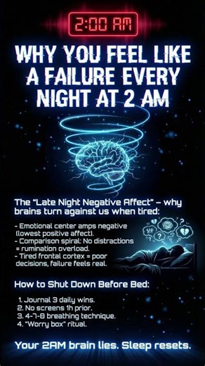 Why Your Brain Lies At 2 AM #psychology #humanbehavior #alternativebeing #shorts