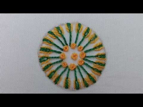 Easy flower design | how to stitch rose flowers with cloth