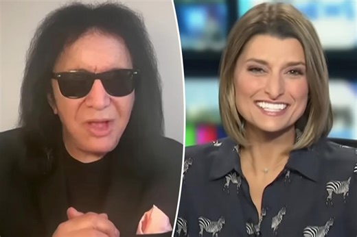 Kiss frontman Gene Simmons awkwardly flirts with TV news anchor: ‘Are you still modeling?’