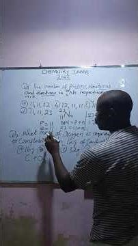 Atomic Structure in 30 Seconds ⚛️ (JAMB 2026)