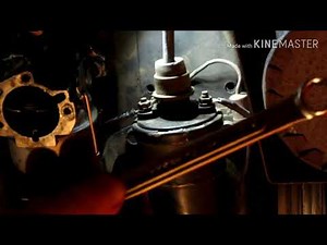 How to replace the points and condenser on a lawn tractor