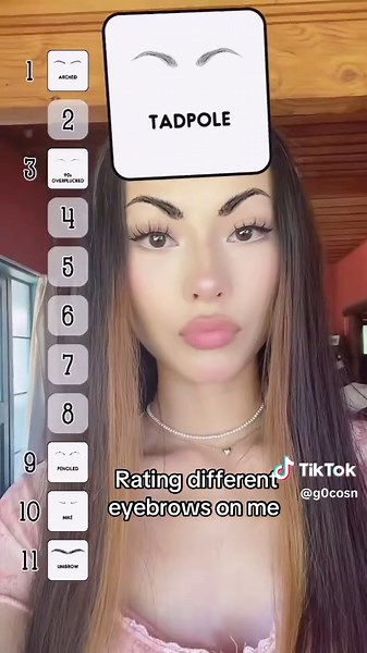 Ranking Different Eyebrow Shapes with Filter Effects