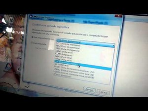 Instalar qualquer impressora matricial ou antiga