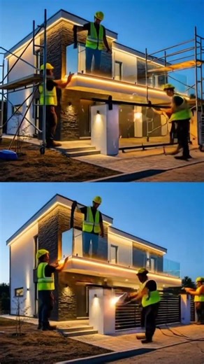 From Old House to Ultra Modern LED Luxury Villa | Insane Exterior Transformation