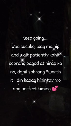 Wait patiently 💚 #lifelessons #fblifestyle #communitysupport #CommunityEngagement #CommunitySharing #emilordcabornidamesias | Emilord Cabornida-Mesias
