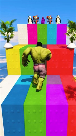 GTA 5 Epic Water Ragdolls Hulk Jump/Fails Ep 10 #shorts