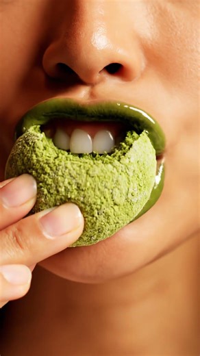 Luxury meets ASMR - Elegant Woman Eats Mochi In Fancy Restaurant #asmr #mochi