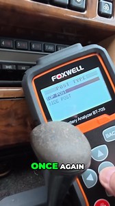 See the FOXWELL BT705 Car Battery Tester in action. This video highlights its easy operation, accuracy, and versatile features across different vehicles. A must-have for car owners. #CarBattery #BatteryTester #FOXWELL #CarMaintenance #AutoRepair | Monkey Wrench Mike