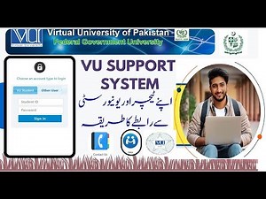 VU Support System | Virtual University | Ticket system | Communication with Teacher & University |