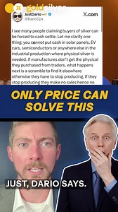 “You can’t put cash in solar panels.” ⚡ Silver isn’t just needed — it’s required for EVs, semiconductors, and solar. If physical silver can’t be delivered, production stops, revenues vanish, and the physical market could break away from paper futures. Price is the only solution. ▶️ Watch Now: https://hubs.la/Q03Y43SW0 #Silver #Commodities #PreciousMetals #EVs #Solar | GoldSilver