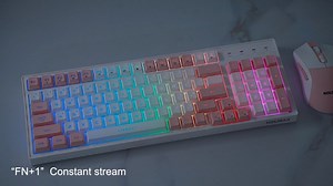 Watch GK98 RGB Wireless gaming keyboard on Amazon Live