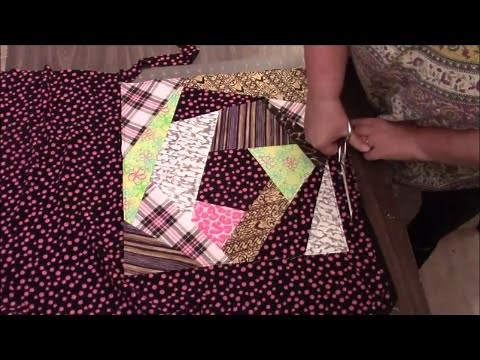 DIY Crazy Quilt Tote Bag Tutorial - Part 3: Making the Lining and Pockets