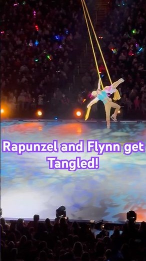 Rapunzel & Flynn Get Tangled on Silks ✨ | Disney On Ice Tangled Performance