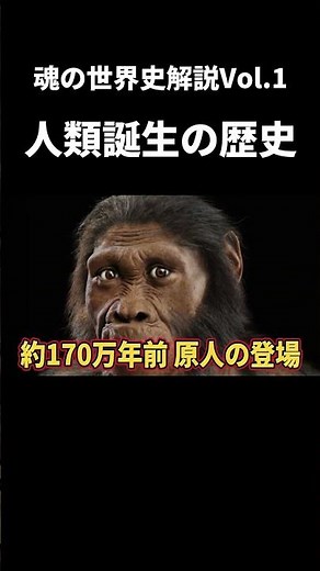 Vol.1 人類誕生の歴史【世界一無駄がない世界史解説】