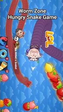 Worm Zone Hungry Snake Game #wormszone #snake #snakegame #satisfying #satisfyingvideo #gameplay