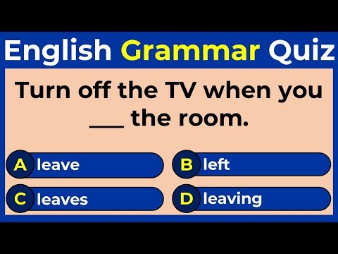 Mixed English Grammar Quiz | Can You Score 20 Out of 20 in This Test?