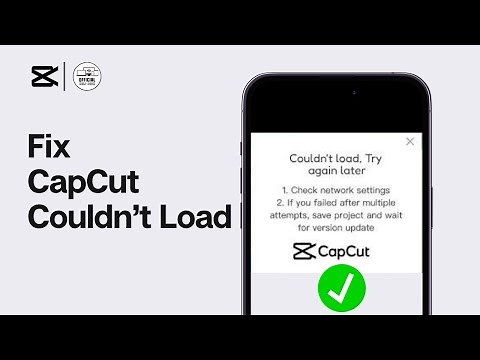 How To Fix CapCut Couldn't Load | Try Again Later Error Solved